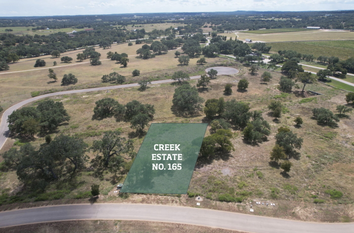 Creek Custom Homesite No. 165