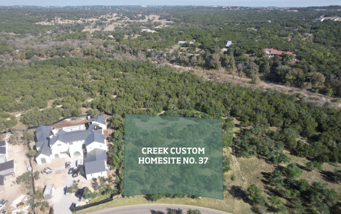 Creek Custom Homesite No. 37