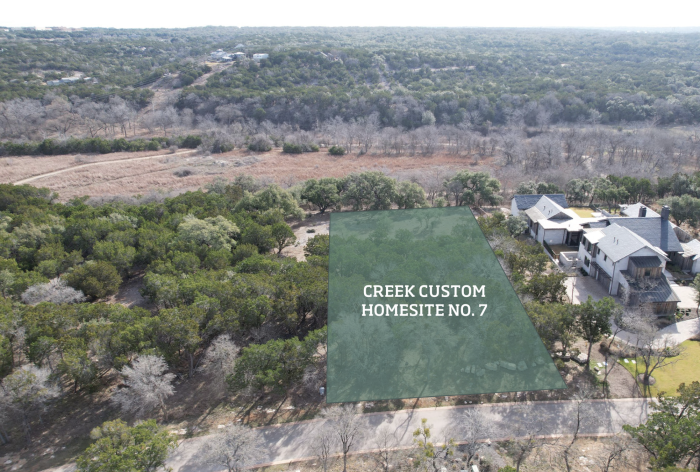 Creek Custom Homesite No. 7